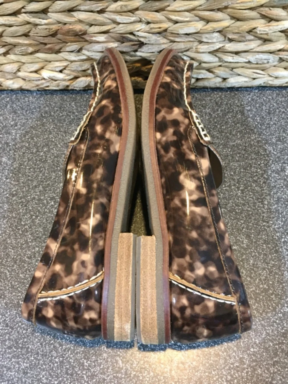 Sperry Women’s Patent Tortoiseshell Penny Loafers - Brown